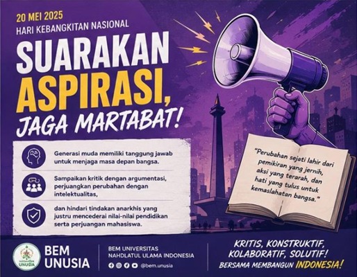 BEM UNUSIA: Mahasiswa Harus Menjadi Suara Rakyat, Bukan Alat Kepentingan Politik!